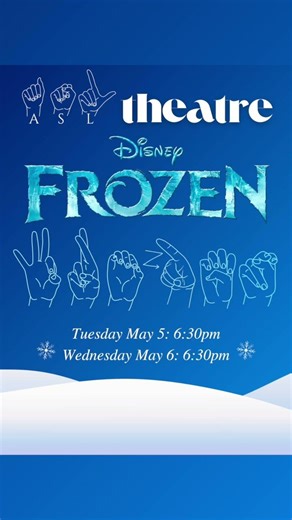 Frozen in ASL #asl #musicaltheatre #frozen #signlanguage