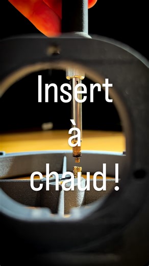 La3emedim_conception modélisation et impression 3D on Instagram: "Insert à chaud : la technique qui change tout ! Pourquoi galérer avec des vis qui arrachent le plastique quand on peut avoir des filetages en laiton ultra solides ? Un fer à souder, quelques secondes de patience, et c’est ancré ! La satisfaction de voir le métal s’enfoncer doucement dans le Petg… #impression3d #3dprinting #3dprint #insertfilete #heatsetinsert #maker #diy #prototype #petg #pla #fusion360 #cura #prusa #ender3 #creal