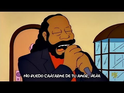 Los Simpson - Barry White cantando (Subtitulado)