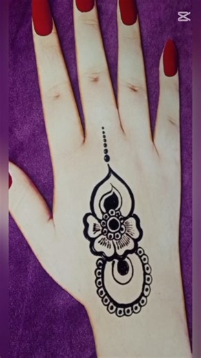 mehndi design simple simple ❤️ #shorts #mehndi #simplemehndi #shortsfeed