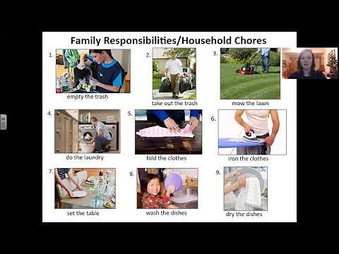 ESL Daily Living: Family Responsibilities/Household Chores