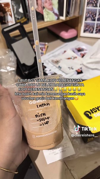 biar menang kita minum kopi kemenangan dulu #fypシ #kopikemenangan #tembalang