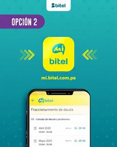 ¡Con tu Plan Control Bitel tú escoges cómo pagar! 😎 Puedes pagar hoy y triplicar tus gigas 😱 o fraccionar tu recibo por el App MiBitel hasta en 12 meses 🤙 Recuerda que tienes hasta el 30 de junio 🙌 https://bit.ly/2Bt0CL1 | Bitel