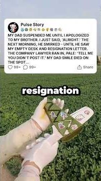 MY DAD SUSPENDED ME UNTIL I APOLOGIZED TO MY BROTHER. I JUST SAID, 'ALRIGHT.' THE NEXT MORNING...