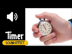 Timer Sound Effect | 滴答聲 計時器 倒計時 音效 (High Quality)