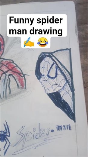 spider man 🕸️ drawing ✍️❤️. #spiderman #art #shorts