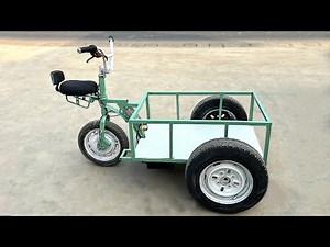 TOP PROFESSOR'S IDEA | Build a unique and powerful 2-way electric tricycle to carry goods!