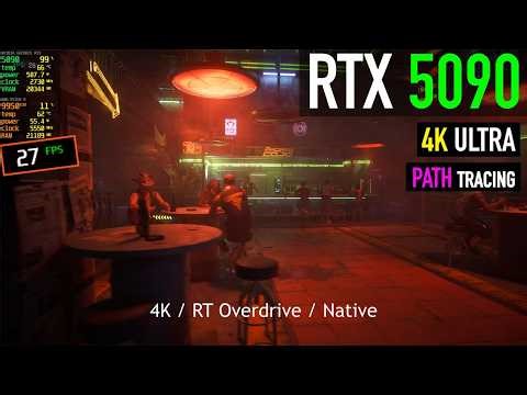 RTX 5090 - Cyberpunk 2077 with Path Tracing: Benchmark at 4K