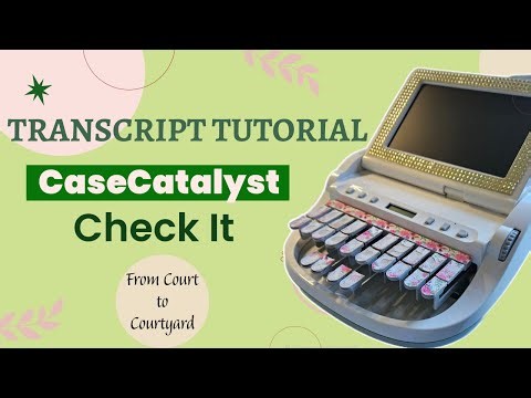 CaseCatalyst Check It - Quick Tutorial