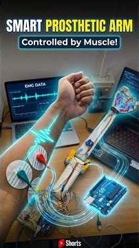 Diy Smart prosthetic arm 🦾#engineering #diy #robotics #innovation #project
