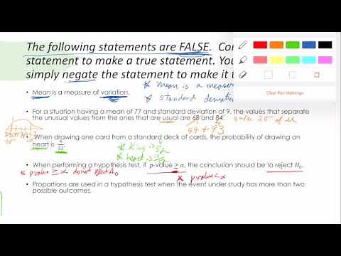 Introduction to Statistics, Final Exam Review Part 1.