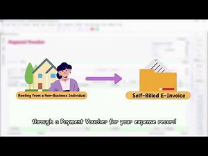 Self Billed E Invoice via Payment Voucher