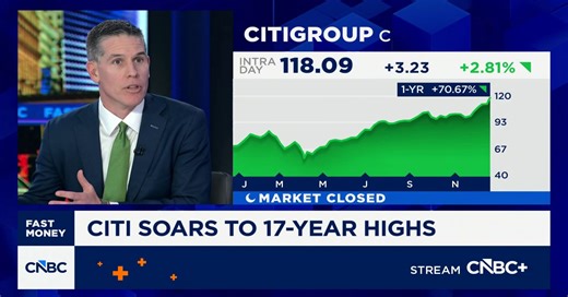 Why KBW's McGratty says Citi will be the top big bank performer of 2026