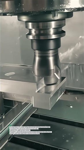 High-Precision CNC Chamfer Milling Process on Aluminum Block