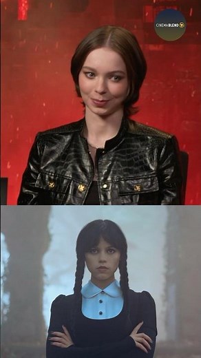 Watch “Wednesday" star Emma Myers dodge our question about Season 2's slasher episode 🔪🩸