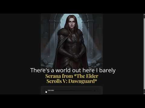 "My Path is My Own" – Serana (Skyrim Cinematic Monologue)
