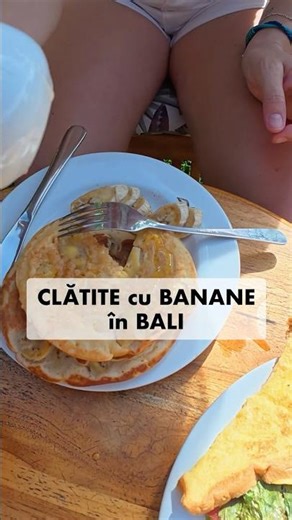 BANANA PANCAKES for breakfast in BALI
