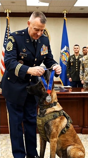 Hero K9 Receives Medal of Honor in Front of Soldiers — Emotional Moment ❤️