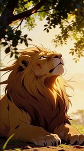 Injured Lion’s Final Moments | Emotional Wildlife Anime Short