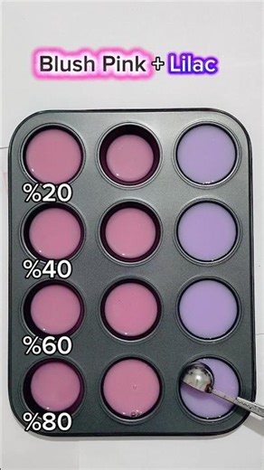 From Blush Pink to Lilac | Soft Pastel ColorMix Gradient