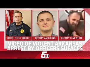 Video of violent Arkansas arrest by two Crawford County deputies & officer