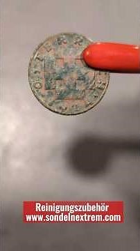 ✍️ Reinigung Münzen ✍️ #münzen #coin #metaldetecting #metalldetektor #sondeln