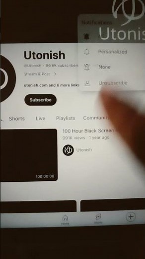 Unsubscribe to Utonish