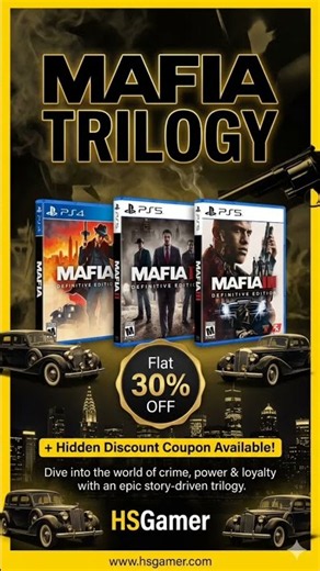 Looking for the Mafia Trilogy on PS4 or PS5?