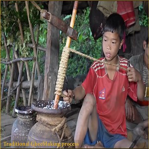 104K views · 1.3K reactions | Nepali Traditional Ghee making process | Nepali Village Family | Facebook