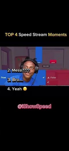 TOP 4 Funniest iShowSpeed Stream Moments