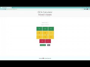 UL QCA Calculator Demo