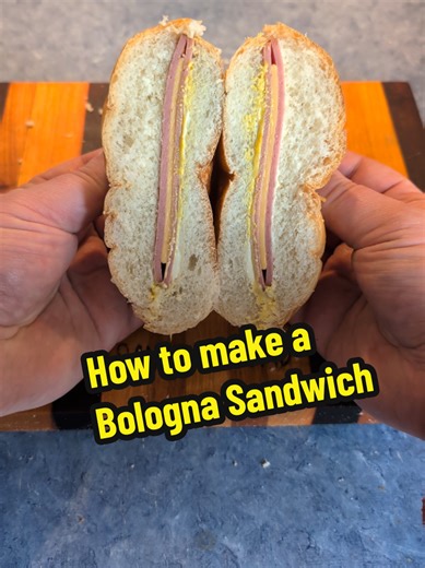 Making one of the cheapest and easiest sack lunch staples. I eat this sandwich a lot more often than I'm willing to admit - but at just over $1 of ingredients per sandwich, it's hard to beat. #bolognasandwich #baloneysandwich #sandwichrecipe #sandwichdad #cheapandeasy