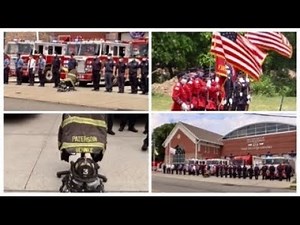 Funeral procession, Final Call and Bagpipe Salute for Firefighter Gerald “Jerry” Behnke