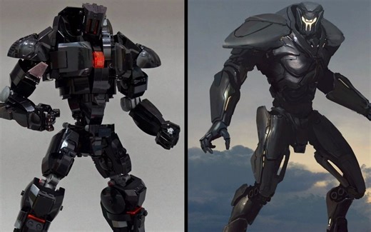 乐高MOC作品 Chubbybots机甲展示 环太平洋 哥斯拉 金刚 铁拳