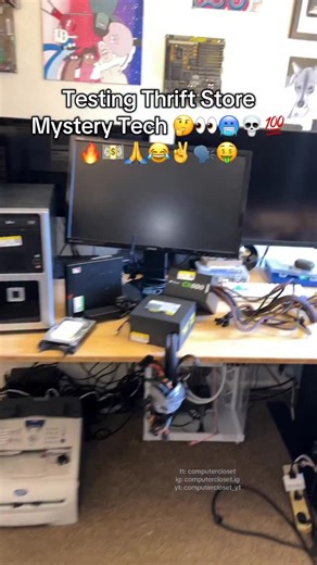 Caden Wolf on Instagram: "Bro I hit the jackpot 🙏😩💀🥶🥵🔥💵💯😱😭😈 #pc #tech #thrift #computer"