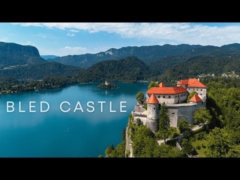 Bled Castle The Oldest Castle In Slovenia 4K Video | DJI Mini 4 Pro