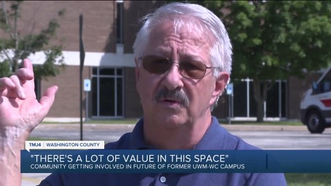 Washington County community packs into old gym to discuss empty UW-Milwaukee campus' future