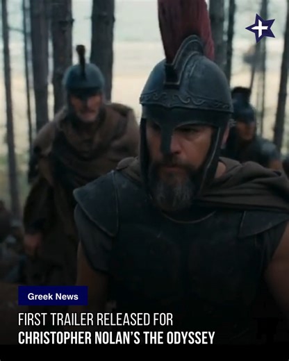 The first trailer for Christopher Nolan’s highly anticipated cinematic adaptation of The Odyssey is officially here. Inspired by the legendary epic attributed to Homer, the film marks Nolan’s bold take on one of the most enduring stories in Western literature. | Greek Reporter