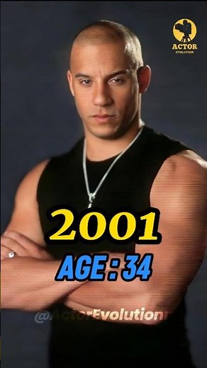 Vin Diesel: Evolution through the years | Then vs Now #vindiesel #evolution