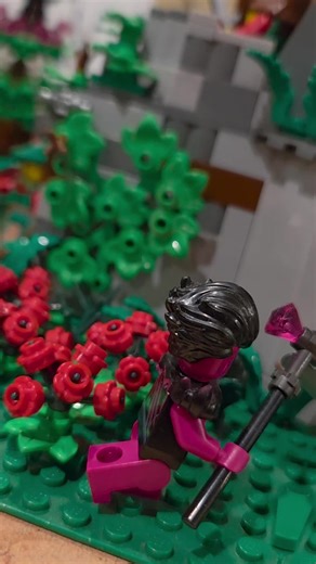 Built a little watchtower out of random bulk I had. I think it turned out better than I expected. #lego #legocastle #moc #legominifigures #forestman