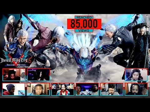 Devil May Cry 5 Special Edition - Official Launch Trailer [ Reaction Mashup Video ]