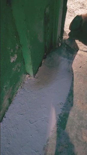 Painting concrete basement floor #diy #painting #howto