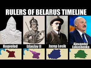 Timeline of the Rulers of Belarus
