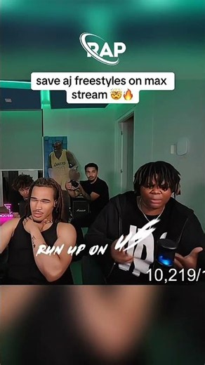 This guy just made a hit freestyle while on stream | #hiphop #freestyle #rapper #allaboutrap
