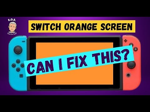 How to Fix Nintendo Switch with Orange Screen