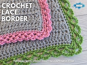 Crochet Lace Border | Crafting Happiness