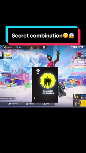 Secret Characters Combination in Free Fire Revealed!