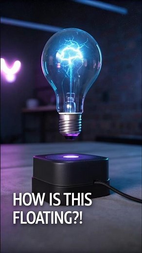 This Floating Light Bulb Defies Gravity 😲 | Futuristic Desk Lamp You’ll Love