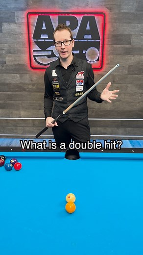 108K views · 339 reactions | What is a Double Hit? Part 1  #apapool #8BallPool #poolplayer #poolrules | American Poolplayers Association - APA | Facebook