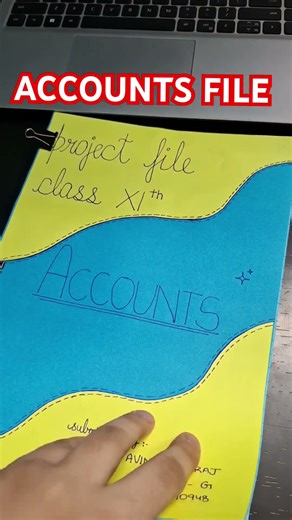 PROJECT FILE CLASS XI FOR ACCOUNTS #rajsir #accounts #project